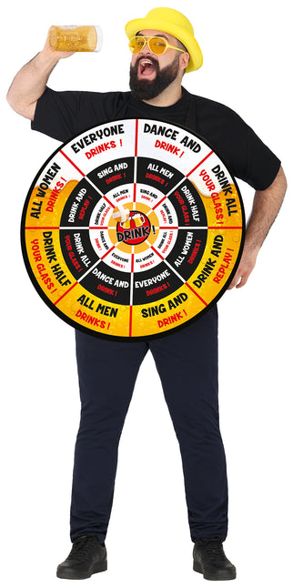 Disfraz de juego de beber para hombre