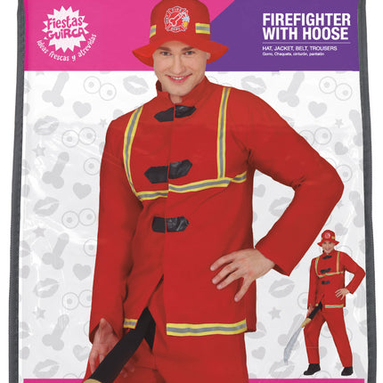 Disfraz de bombero 4 piezas