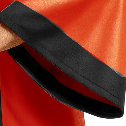 Kimono Rojo Negro Hombre 3 piezas