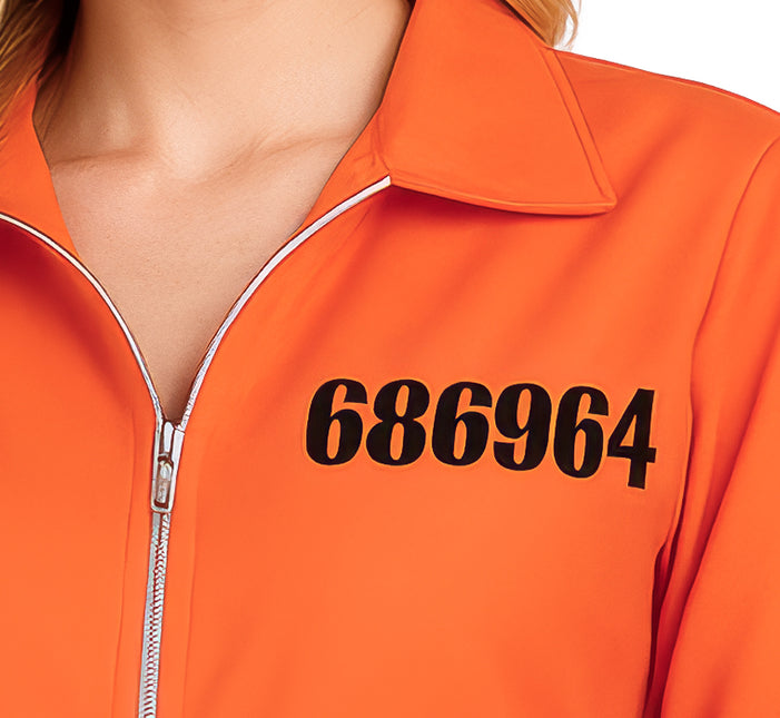 Traje Villain Naranja Mono Mujer