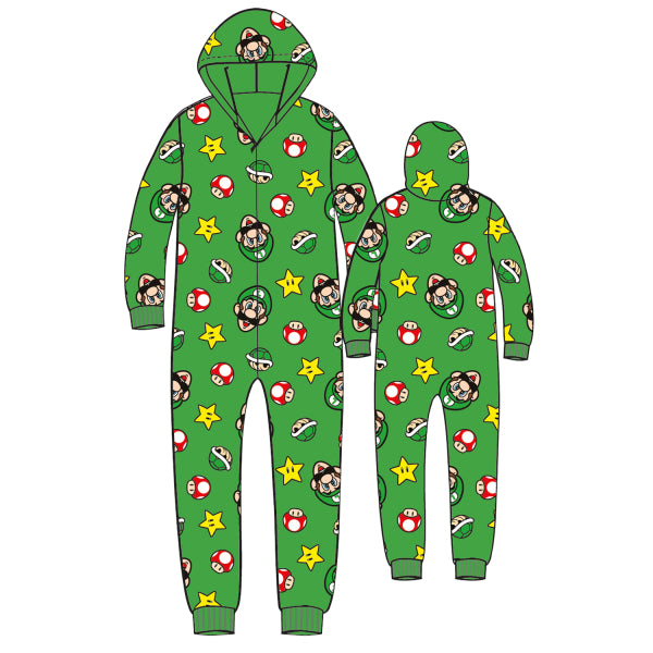 Super Mario Onesie Niño Luigi
