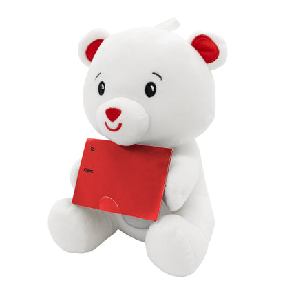 Balón Blanco Peso Oso de Peluche 170gr