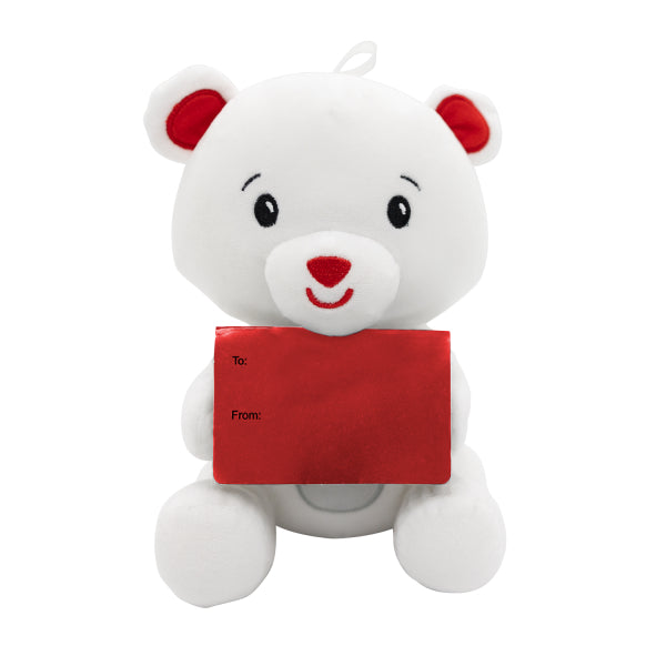 Balón Blanco Peso Oso de Peluche 170gr