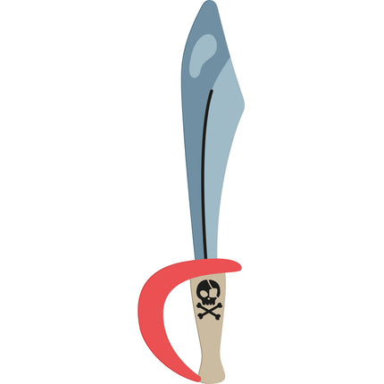 Espada Pirata Falsa 27cm 6pcs