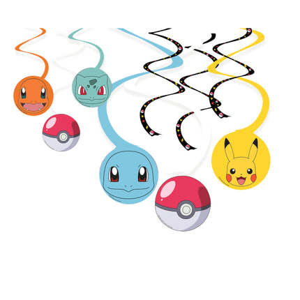 Set de decoración Pokemon 60cm 6 piezas