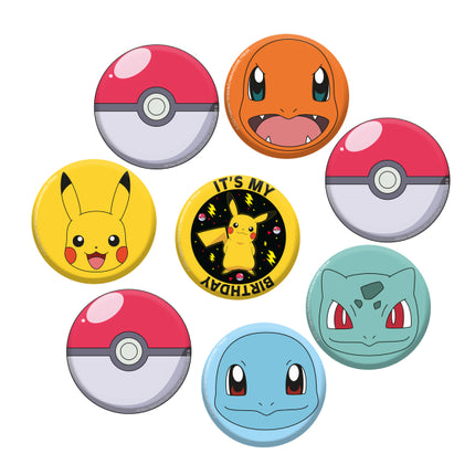 Botón Pokemon 3.5cm 8pcs
