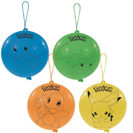 Globos Pokemon de colores 40.5cm 4pcs