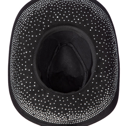 Sombrero de vaquero con pedrería