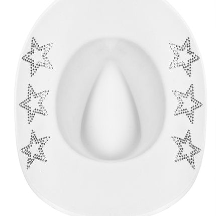 Sombrero de vaquero estrellas de purpurina