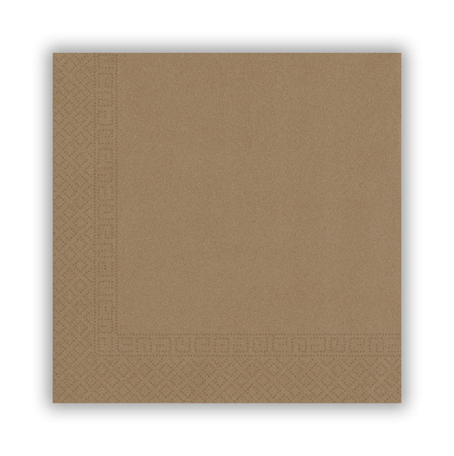 Productos de Papel Kraft Fsc Kraft Tres Capas Servilletas 33X33Cm Hogar e Industria Compostables Certificadas 20St