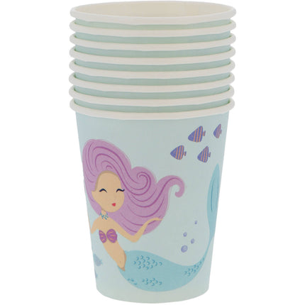 Vasos Sirena 250ml 8uds.