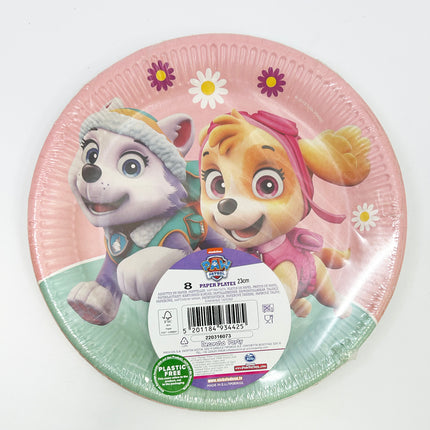 Paw Patrol Platos de Colores 23cm 8pcs