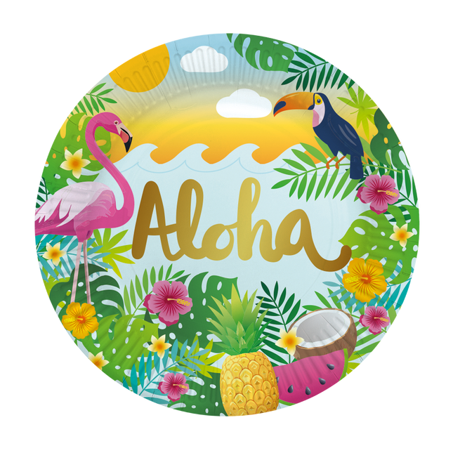 Platos de Hawái «Aloha» de 23 cm