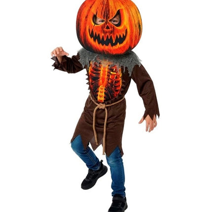 Disfraz de Halloween para niño: calabaza terrorífica