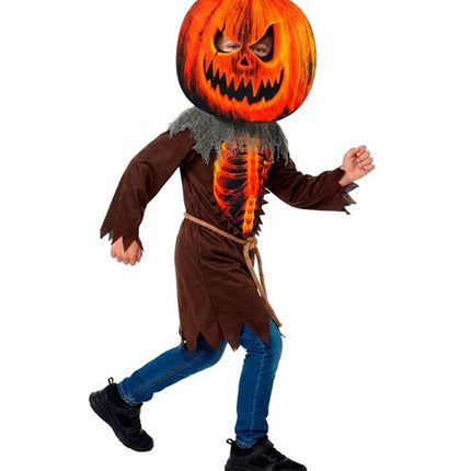 Disfraz de Halloween para niño: calabaza terrorífica