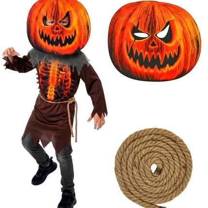 Disfraz de Halloween para niño: calabaza terrorífica