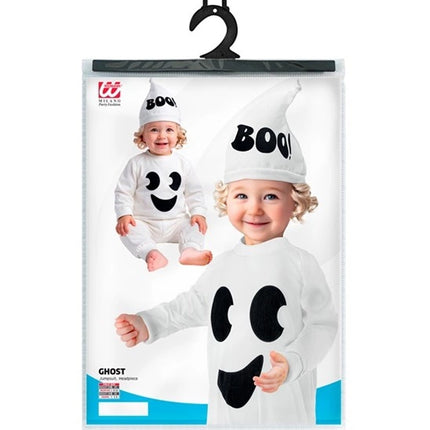 Disfraz de Halloween de fantasma blanco para bebé