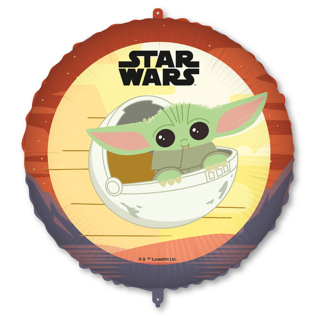 Star Wars El Mandaloriano Star Wars El Mandaloriano Globo de foil 46Cm 1St.
