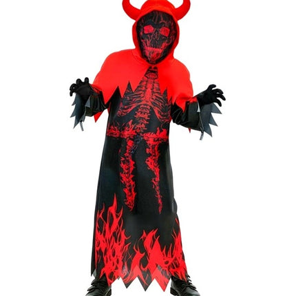 Disfraz de Halloween: el diablo en llamas