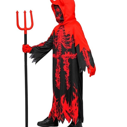Disfraz de Halloween: el diablo en llamas