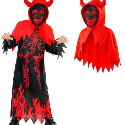 Disfraz de Halloween: el diablo en llamas
