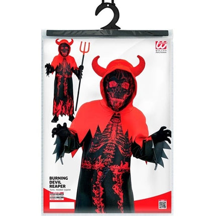 Disfraz de Halloween: el diablo en llamas