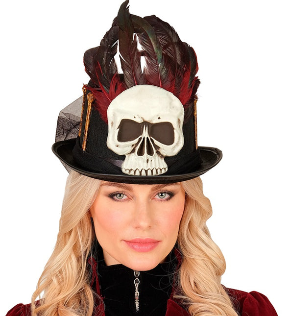 Sombrero de Halloween Alto Vudú y Huesos