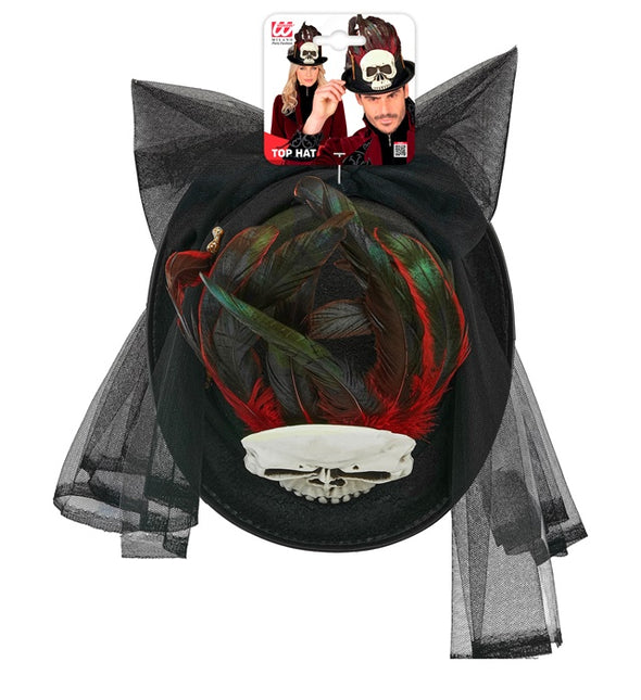 Sombrero de Halloween Alto Vudú y Huesos