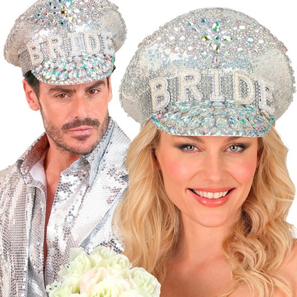 Gorro de Novia Plata