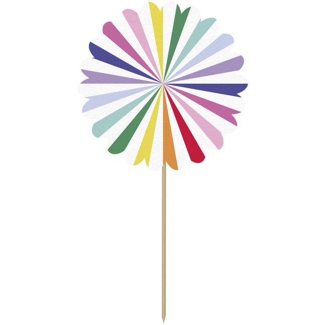 Pegatinas de Colores Abanico 10pcs