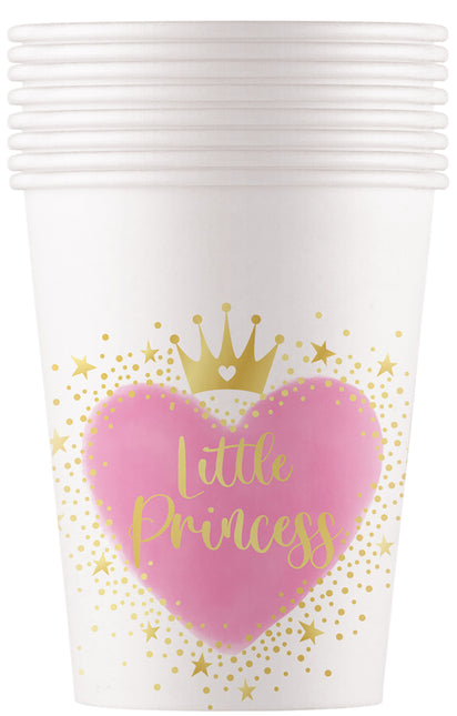 Vasos de Papel Fsc Mi Princesita 200Ml (Wm) 8pcs