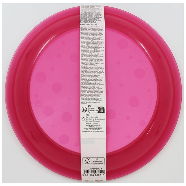 Platos Reutilizables Fiesta Mi Princesita 21Cm 4St