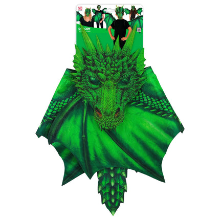Disfraz de dragón verde