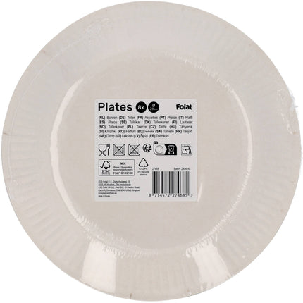 Platos Piratas 23cm 8ud