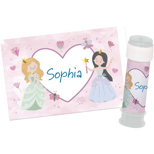 Pegatinas Princesas Burbuja Soplador 6pcs