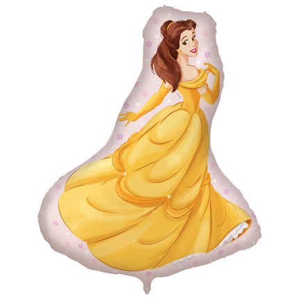 Princesa Princesa Belle Forma Supe<tc>Talla</tc> Globo de Foil 97X80.5Cm 1Stand