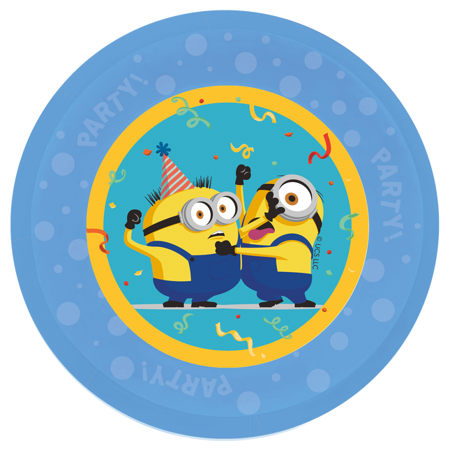Minions Platos Plástico 21cm 4pcs