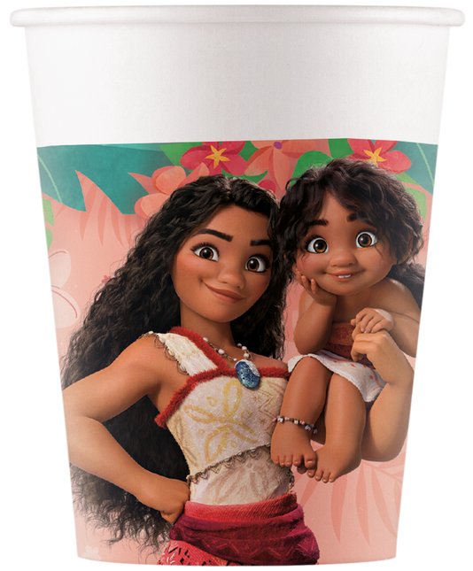 Moana Ii Sailing Spirit Fsc Vasos De Papel 200Ml (Wm) 8St