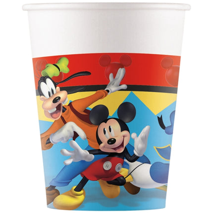 Vasos De Papel Mickey Jump Into Fun Fsc 200Ml (Wm) 8St