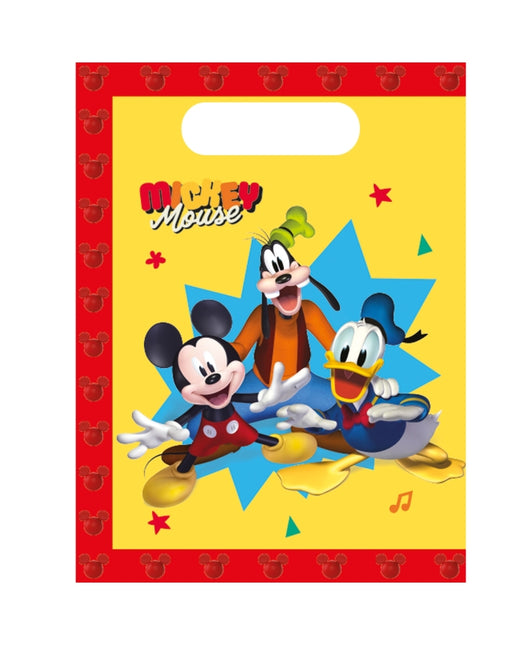 Mickey Mouse Bolsas para compartir Jump Into Fun 23cm 4pcs
