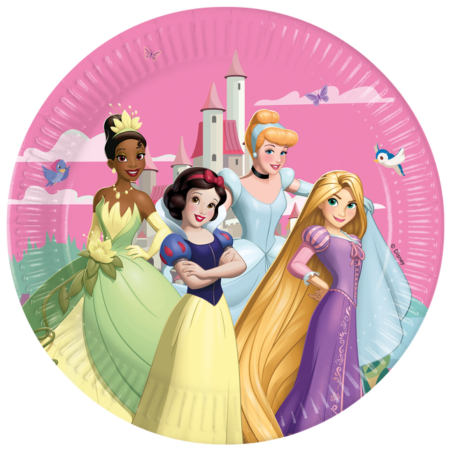 Platos Princesas Disney 23cm 8pcs