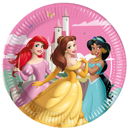 Platos Princesas Disney 20cm 8pcs