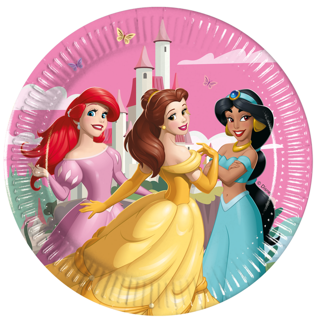 Platos Princesas Disney 20cm 8pcs