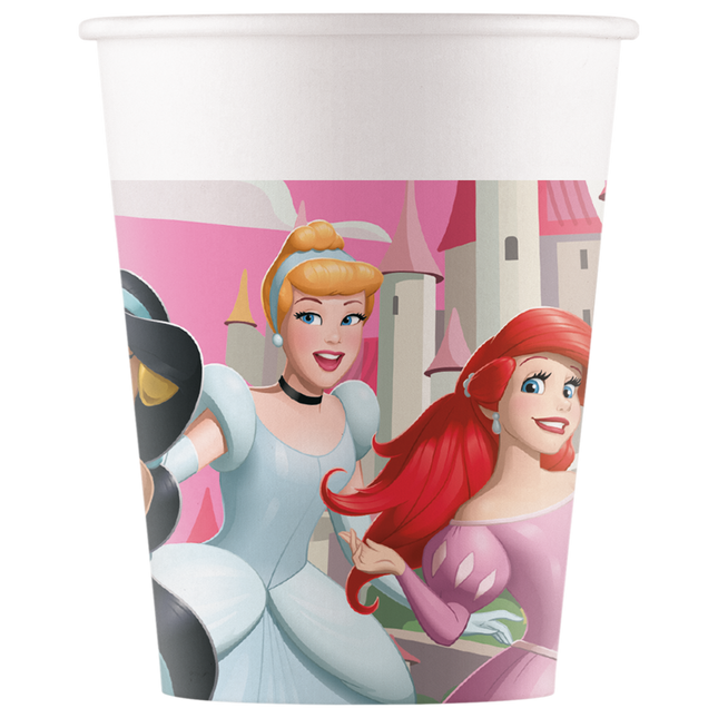 Vasos Princesas Disney 200ml 8pcs