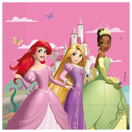 Servilletas Princesas Disney 33cm 20pcs