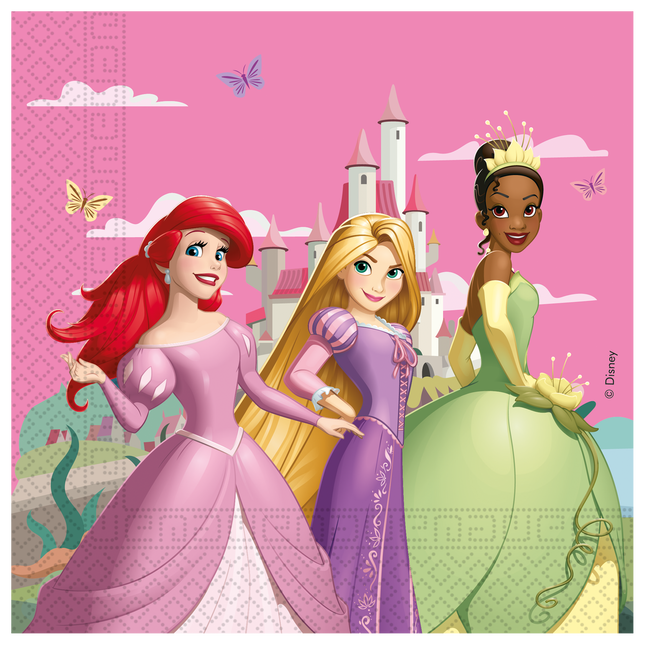 Servilletas Princesas Disney 33cm 20pcs