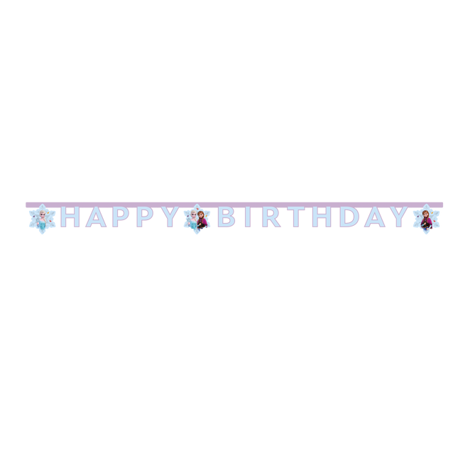 Guirnalda de letras Frozen Feliz Cumpleaños 2m