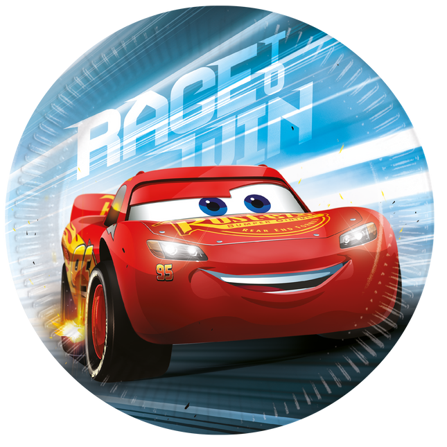 Cars Platos Papel 20cm 8pcs