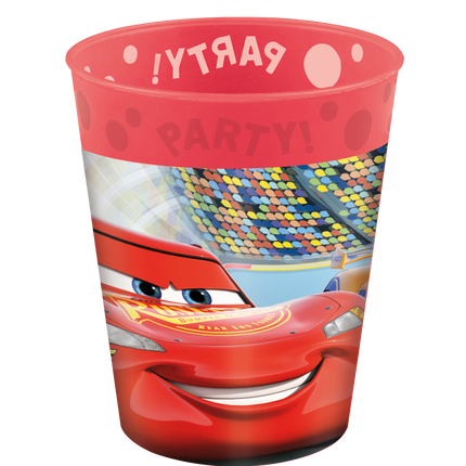 Taza Cars Rojo 250ml 4uds