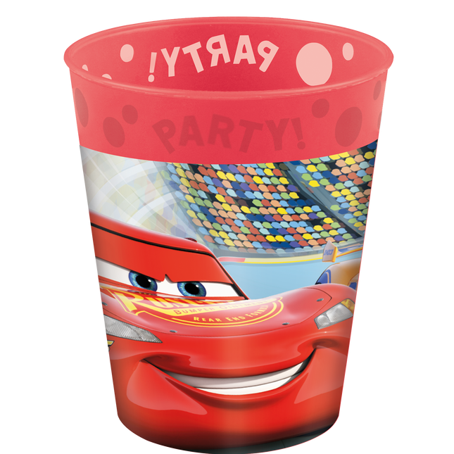 Taza Cars Rojo 250ml 4uds